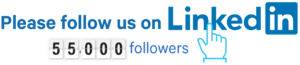 Follow us on LinkedIn 55000 followers