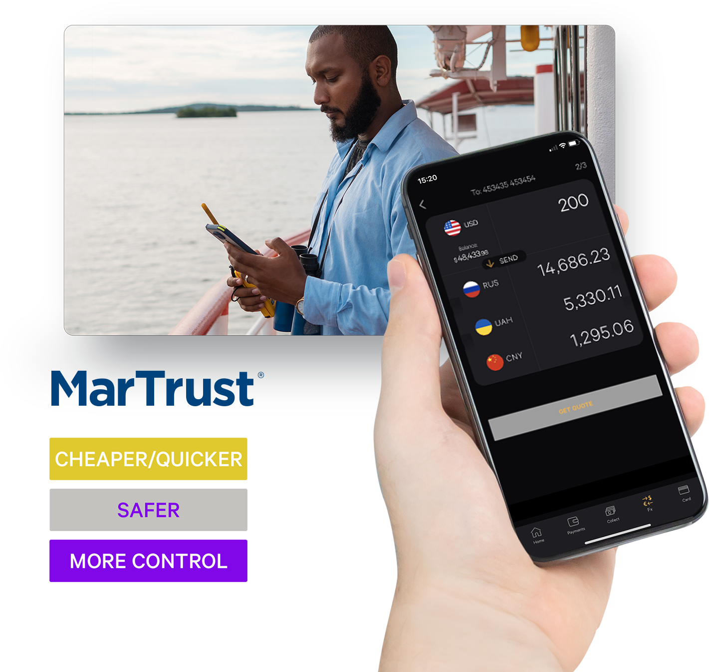MarTrust E-Wallet maritime payments, crew payments maxe easy