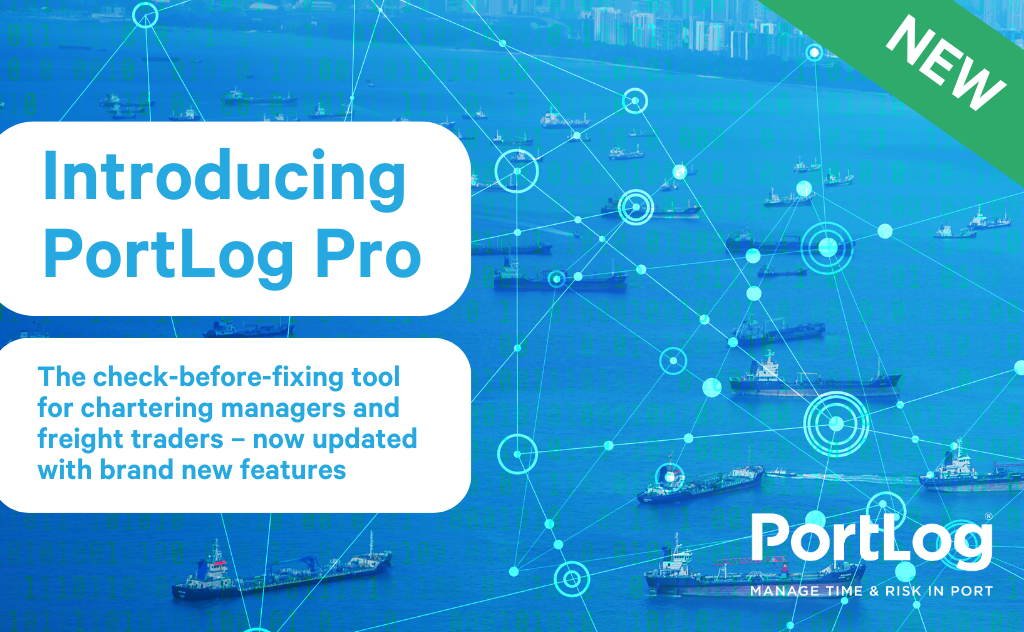 After a period of co-creation with customers, we're excited to announce the release of PortLog Pro to chartering and freight trading desks globally. PortLog Pro is an advanced version of PortLog designed to improve freight pricing and boost efficiency with data-rich laytime simulation and the Veson IMOS Platform integration.
