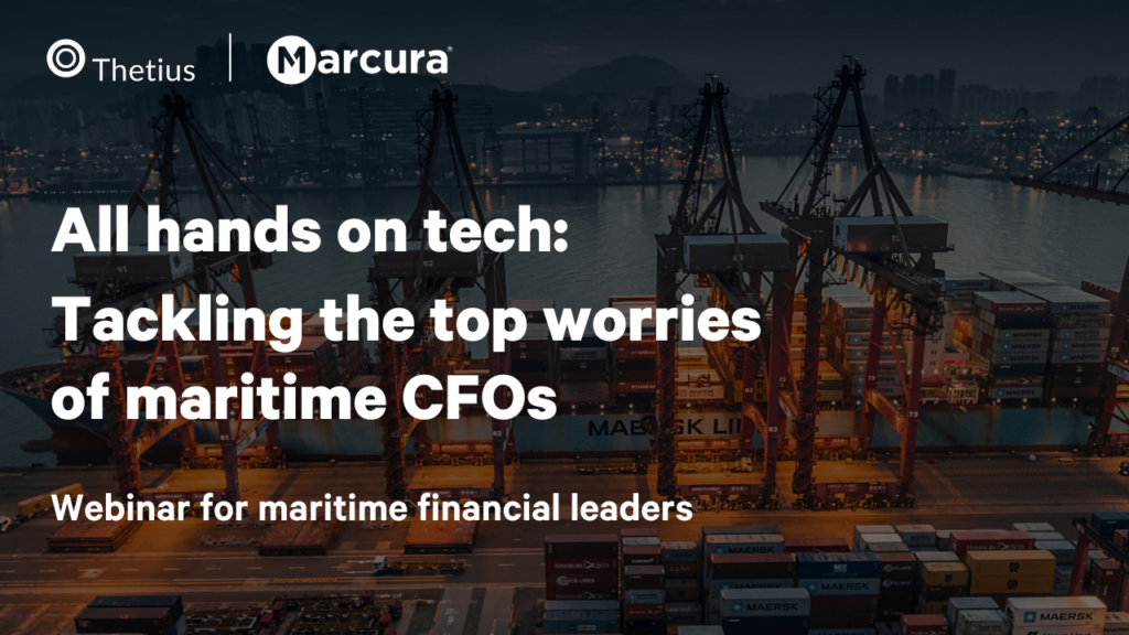 Our insightful webinar explores how maritime financial leaders can leverage digital solutions to boost profitability and efficiency. 

In partnership with maritime consultancy, Thetius, our research provides practical guidance on implementing technologies across your organisation's operations, from pre-fixture to post-fixture and the voyage itself.